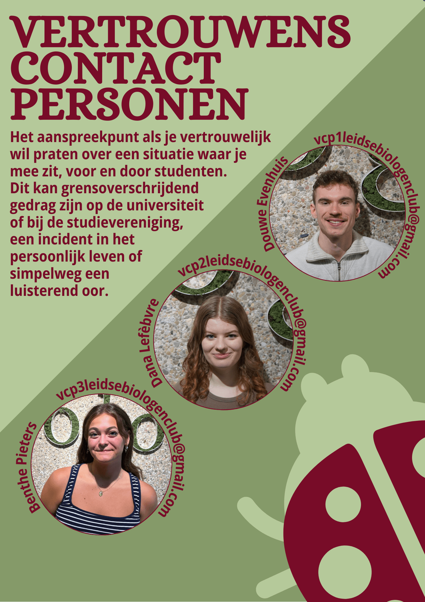 Poster vertrouwens contact personen
